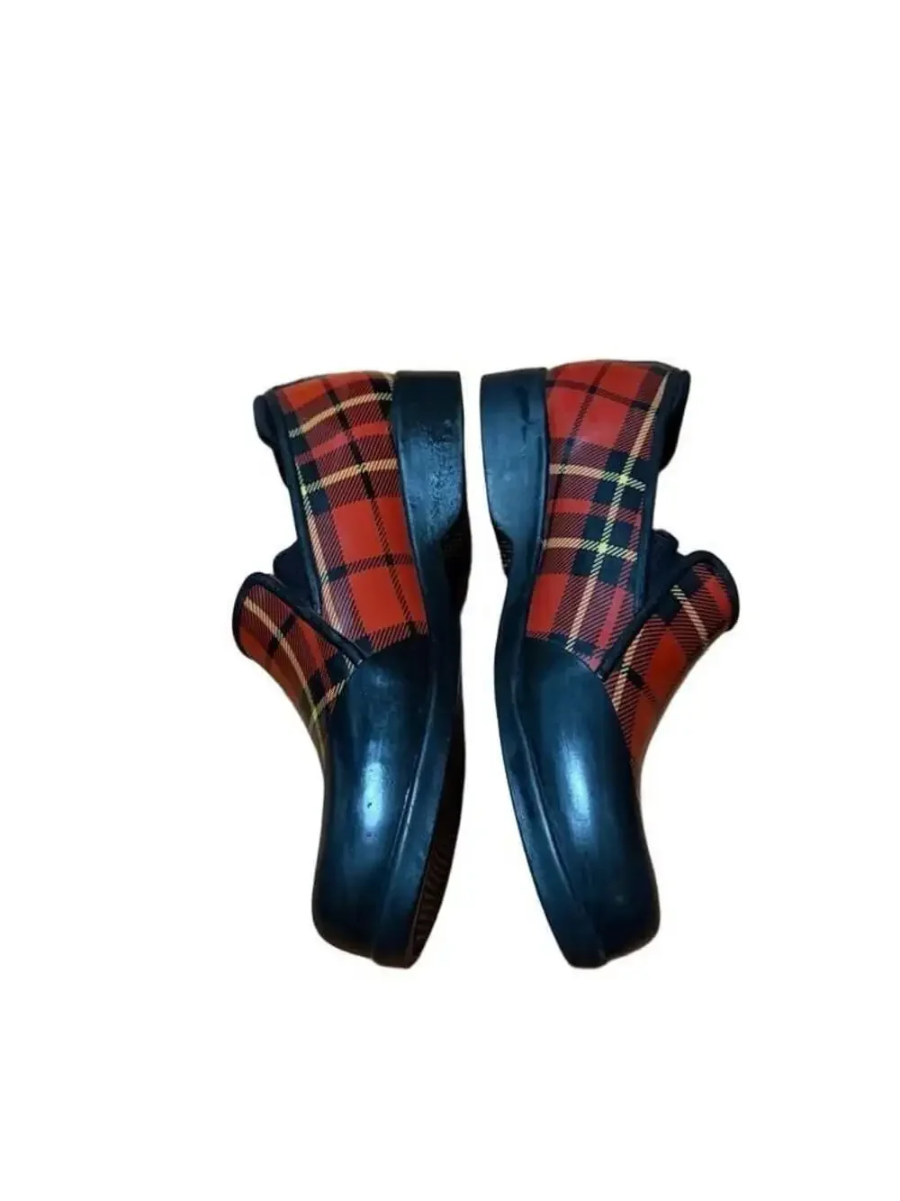 Sperry Top-Sider Pelican Waterproof Rubber Plaid Slip-On Rain Shoes
